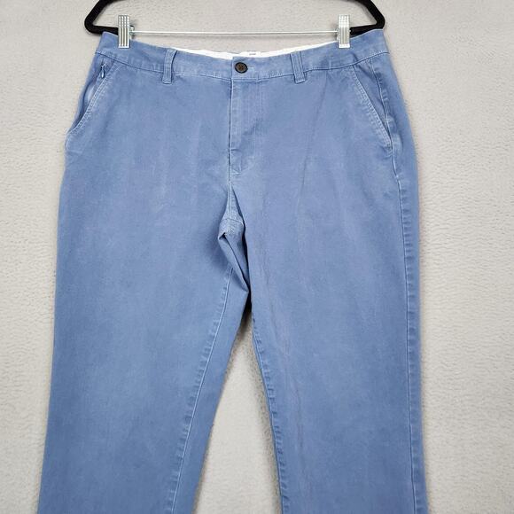 Bonobos Pants Mens 34x32 Blue Athletic Fit Chino Stretch Flat Front Actual 34X29 - Picture 6 of 16